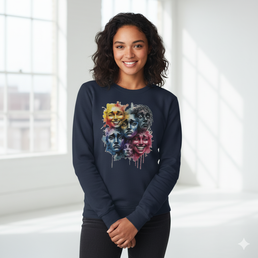 🎭 The Emotional Code: "Spectrum of Self" Sweatshirt