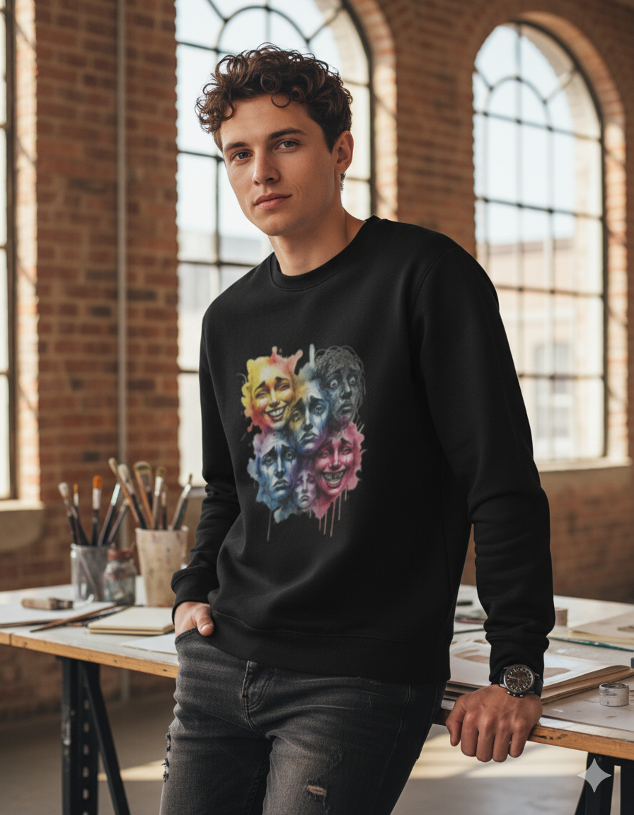 🎭 The Emotional Code: "Spectrum of Self" Sweatshirt