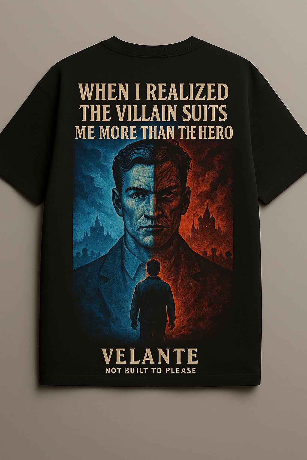 “The Villain Suits Me More”- Oversized Tee
