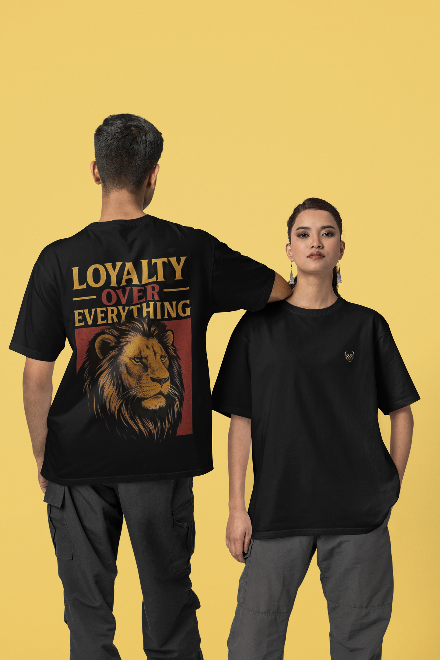 LOYALTY OVER EVERYTHING- Oversized Premium T-Shirt